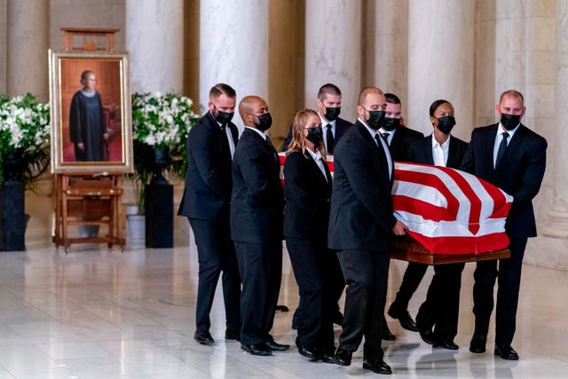 Ruth Bader Ginsburgs Funeral Photos Rbg To Lie In State 0839