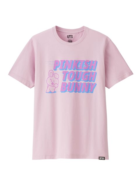 T-shirt, Clothing, White, Pink, Sleeve, Text, Active shirt, Top, Font, Peach, 