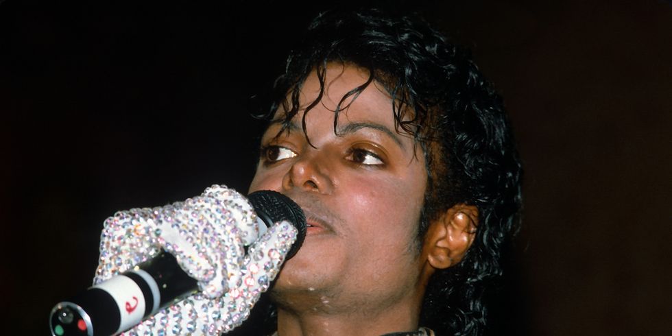 February 7, 1984 at the New York Metropolitan Museum of Natural History in New York City. This event is taking place 11 days after he suffered hair and scalp burns filming a Pepsi Cola commercial.