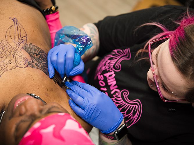 Photos Show How Breast-Cancer Survivor Turned Scars Into Tattoos