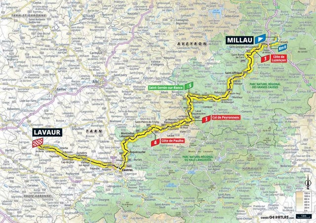 Tour de France 2020 - Stage 7 Preview and Map