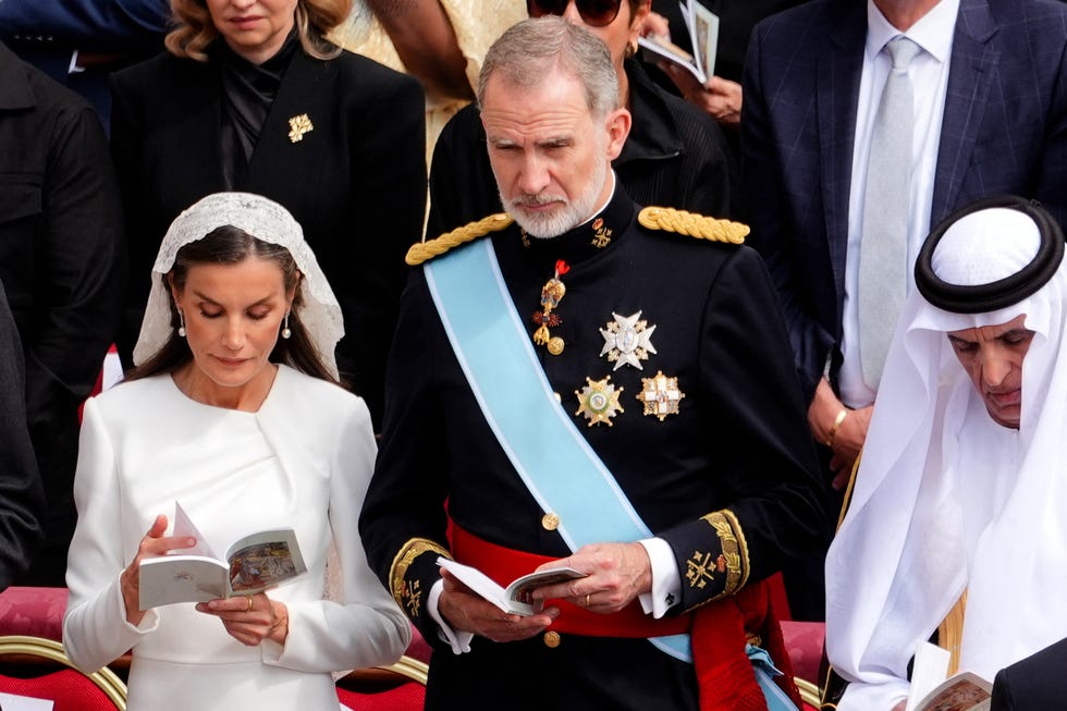 King Felipe and Queen Letizia of Spain Attendd Pope Leo's