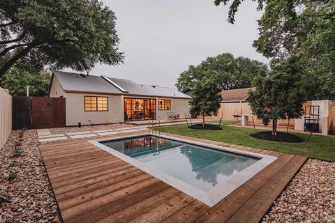 backyard with pool
