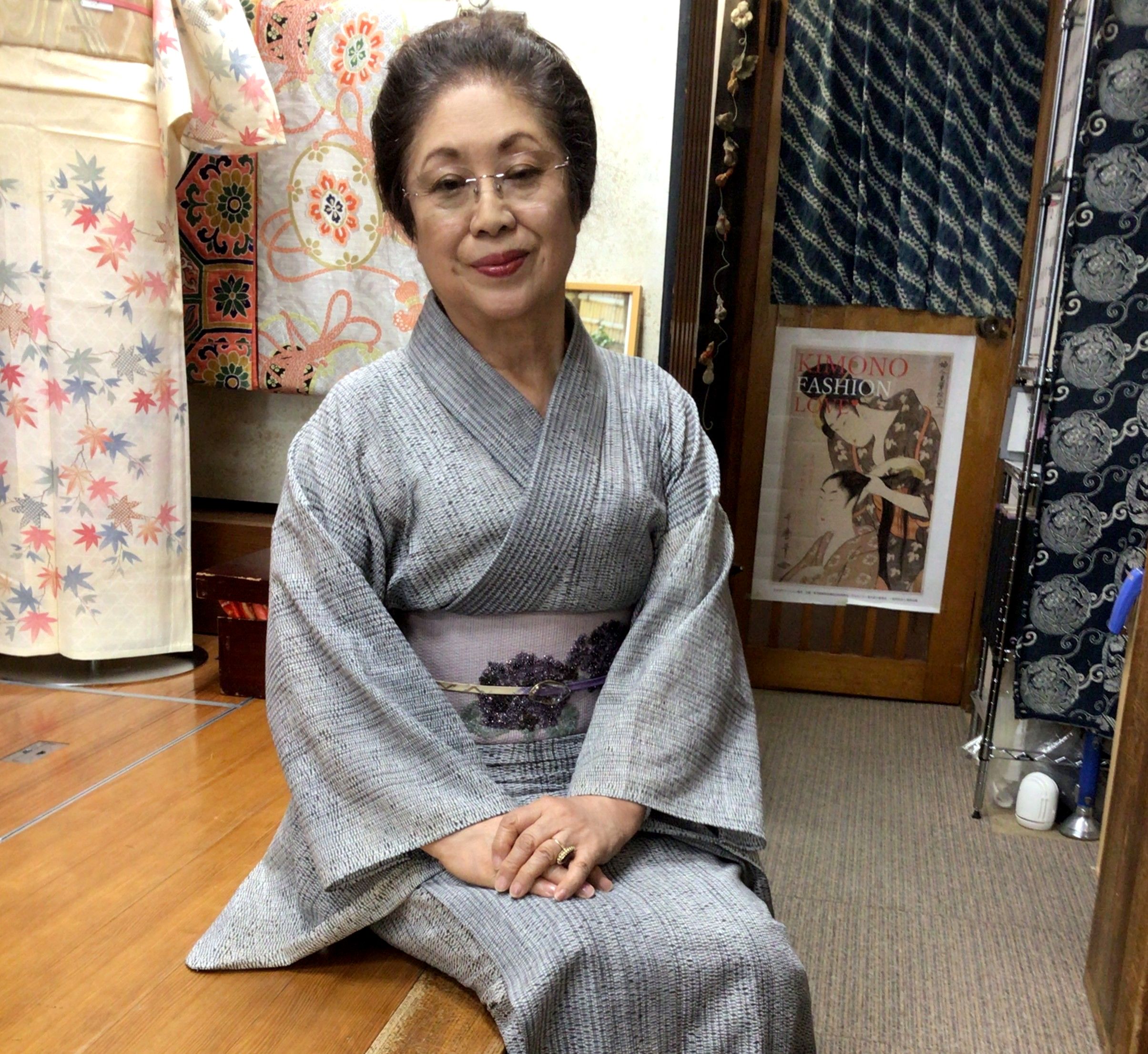 モデルSAWAさんの、はじめてのお誂え着物｜ついに完成！