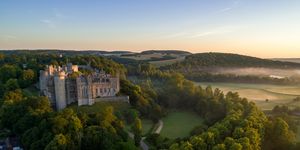 Aerial photography, Nature, Natural landscape, Sky, Bird's-eye view, Morning, Landscape, Photography, City, Castle, 