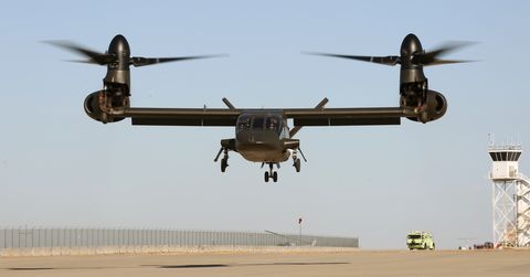 Aircraft, Tiltrotor, Bell boeing v-22 osprey, Rotorcraft, Vehicle, Aviation, Helicopter, Flight, Helicopter rotor, Airplane, 