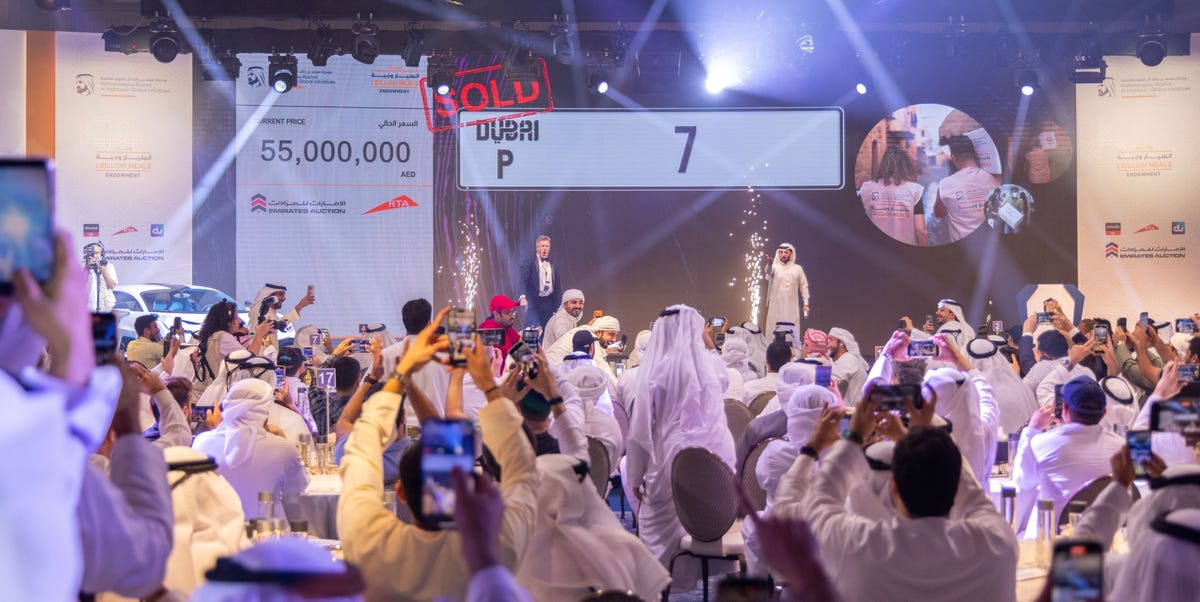 A $15 Million Dubai License Plate Just Set a New World Record