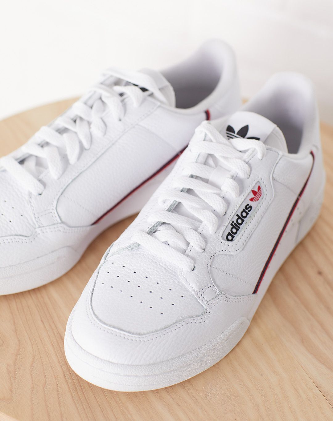 Adidas Continental 80 Stripes Trainers White/Black - 80s Casual Classics