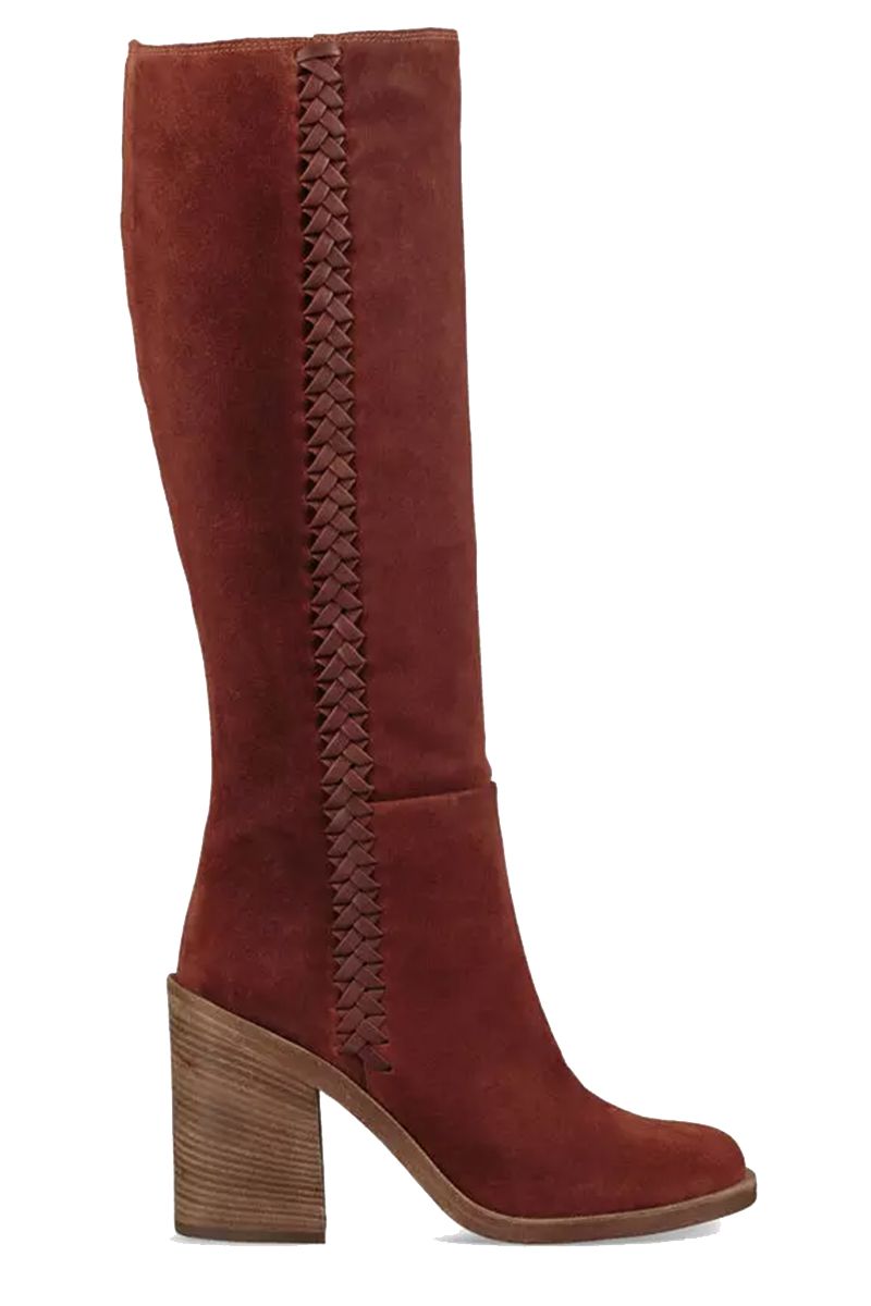 Footwear, Boot, Shoe, Brown, Tan, Durango boot, Riding boot, Knee-high boot, Leather, Suede, 