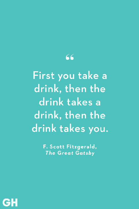 F. Scott Fitzgerald The Great Gatsby Alcohol Quote