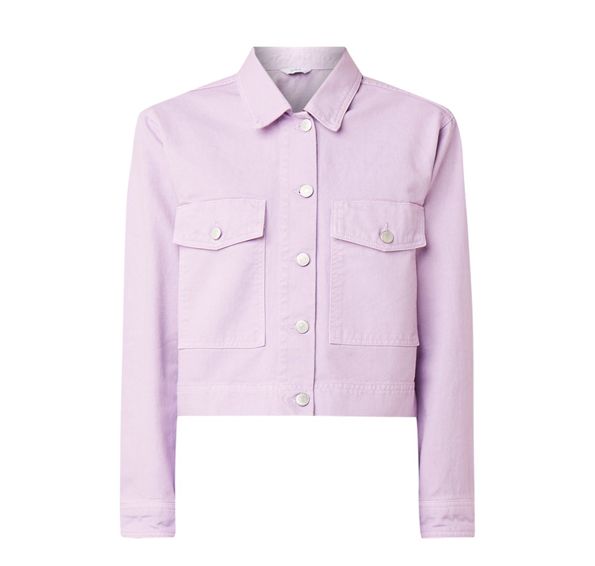 Clothing, Sleeve, Pink, Violet, Outerwear, Purple, Collar, Lilac, Pocket, Lavender, 