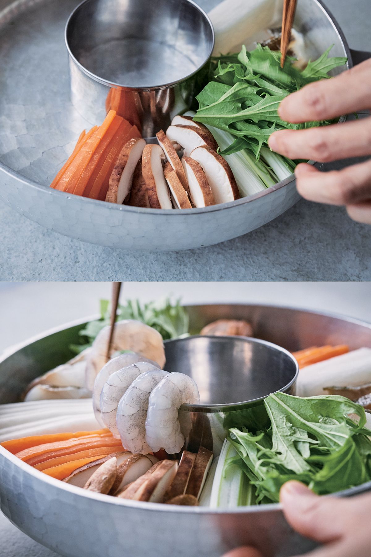 魚介と野菜の寄せ鍋｜ELLE gourmet [エル・グルメ]
