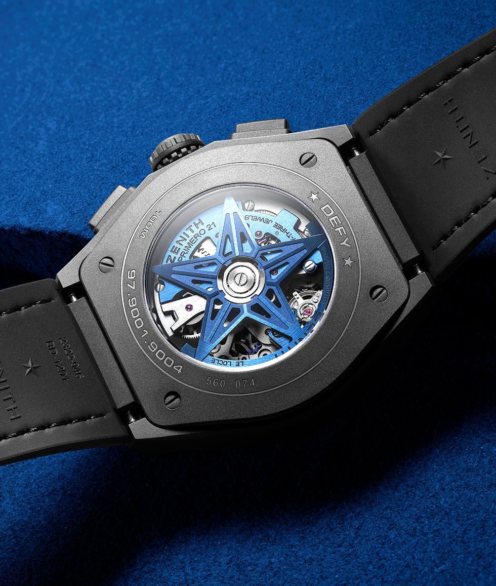 the defy 21 ultrablue features a star shaped rotor﻿ in blue