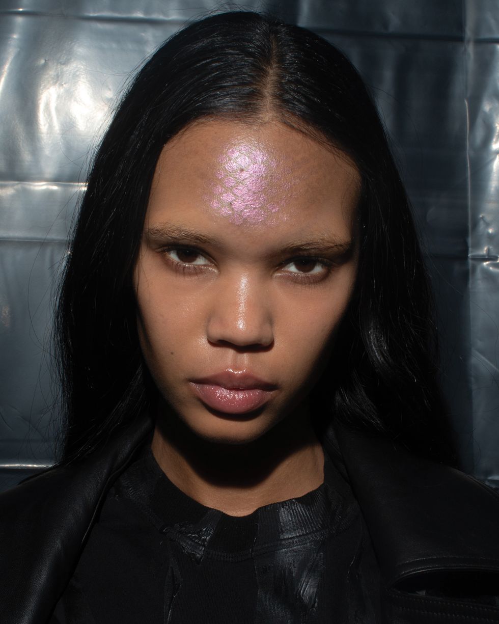 isamaya ffrench beauty looks for dion lee fw 23 nyfw