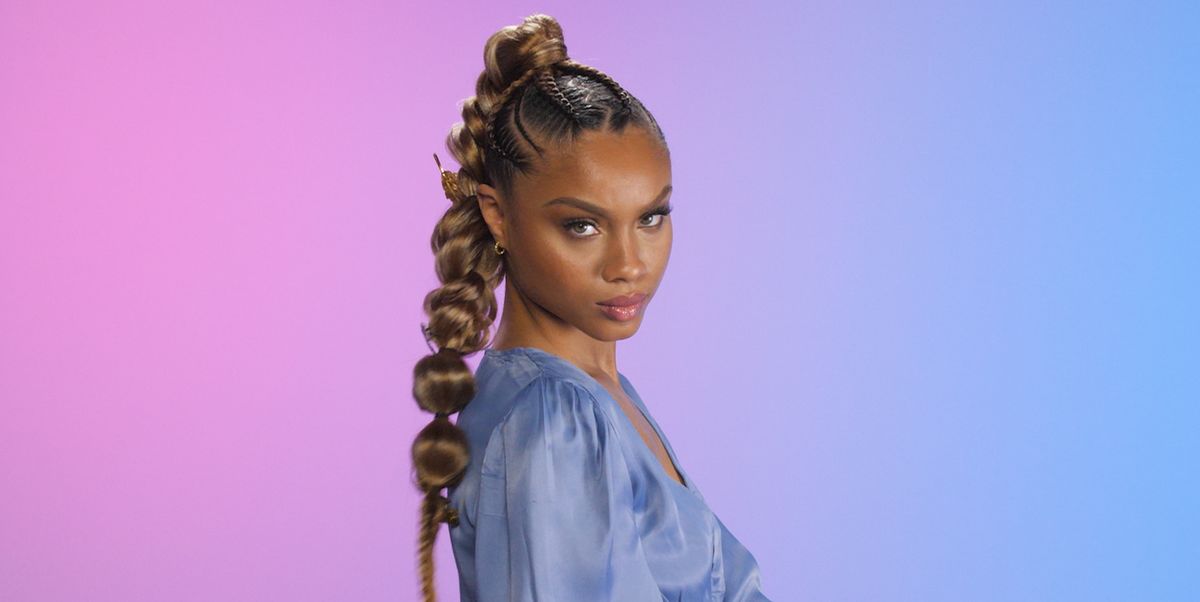 How to Create This Braided Banded Ponytail - Cosmo's The Braid Up