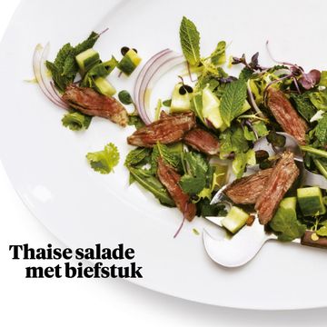 thaise salade met biefstuk