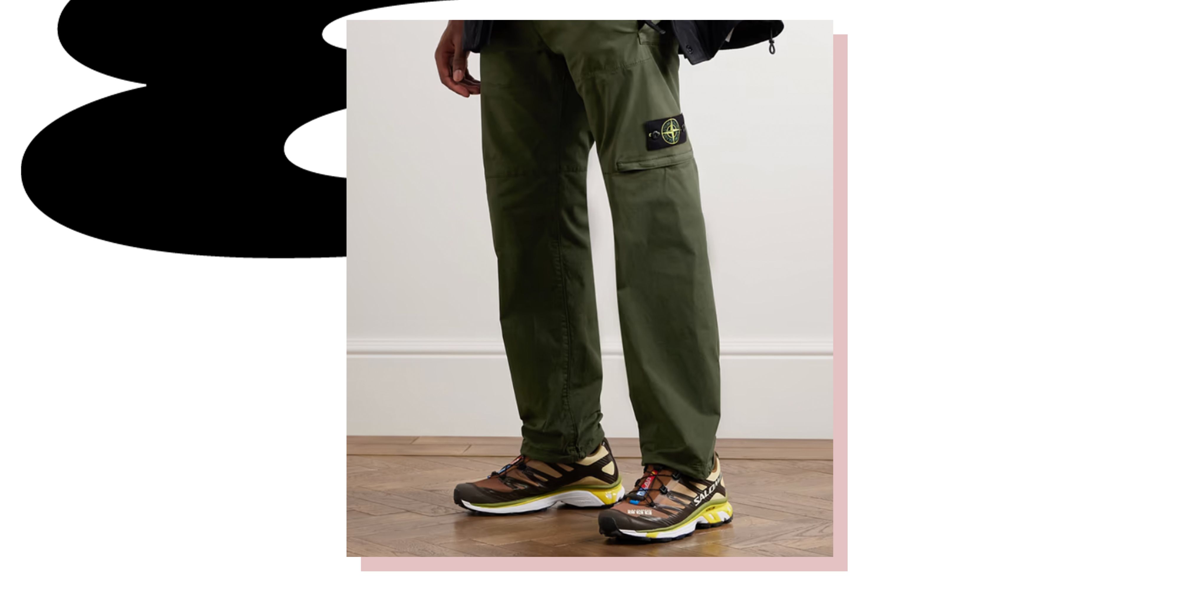 Pocket Wide Leg Solid Long Trousers, Men's Street Slight Stretch Loose Weekend Casual Large Trendy Cargo Pants