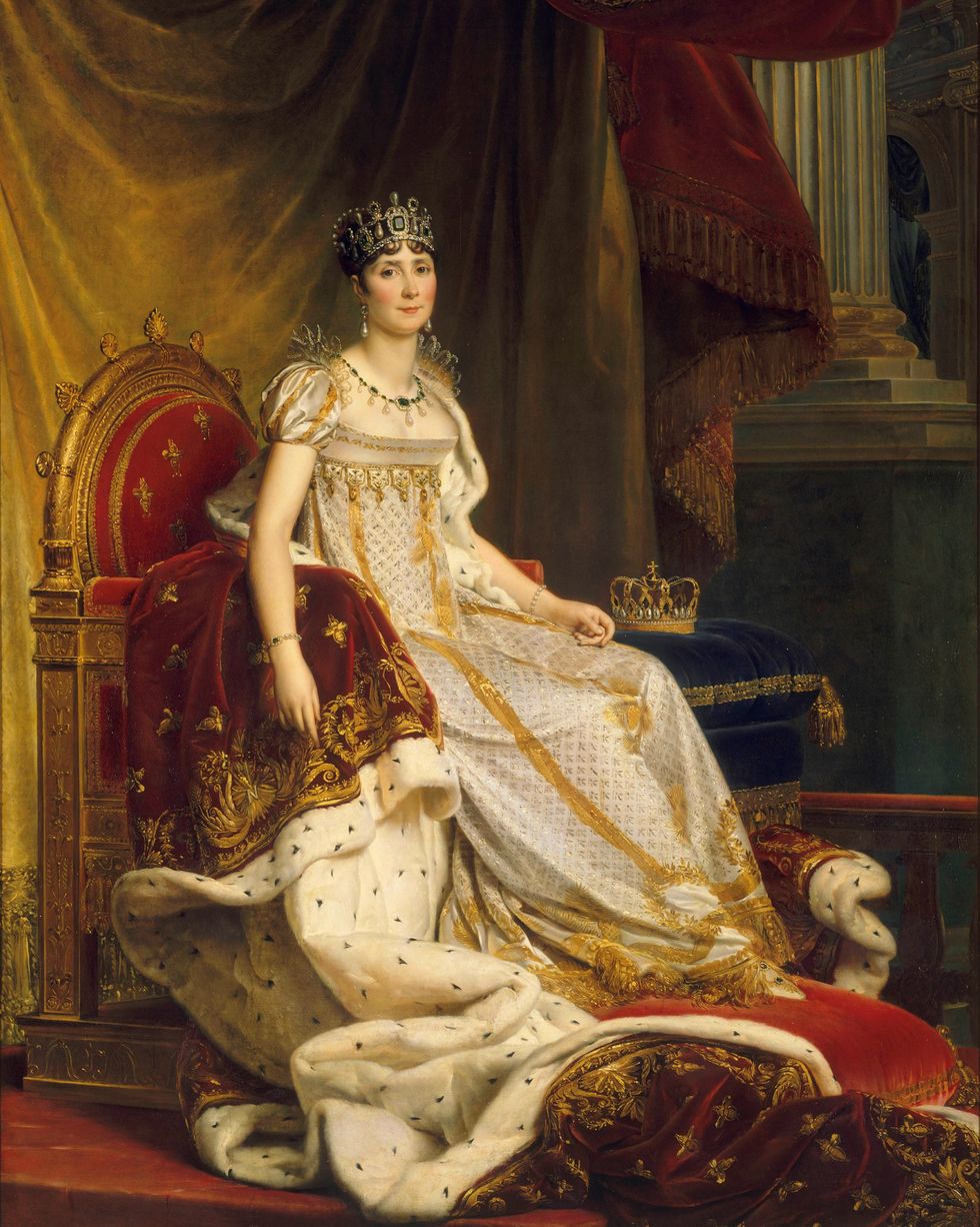 法國約瑟芬皇后是18世紀時歐洲仕女的時尚指標。