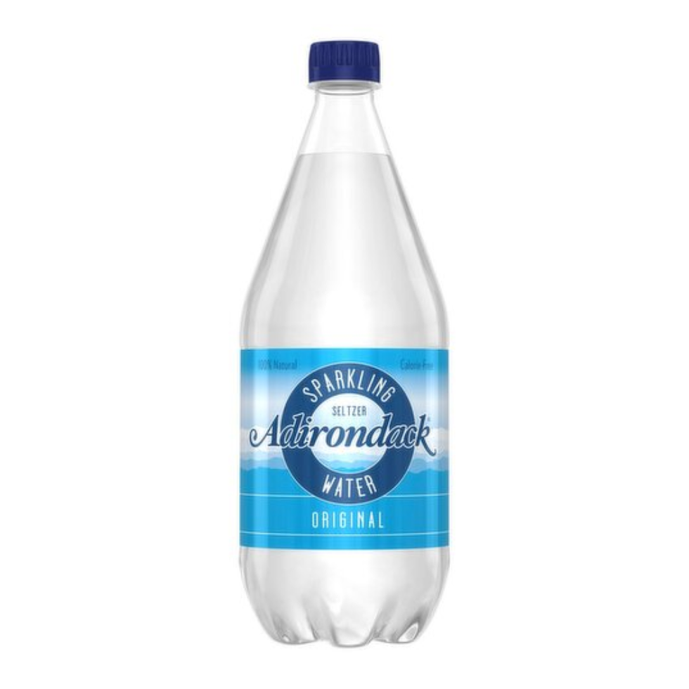 bottle of adirondack sparkling seltzer water