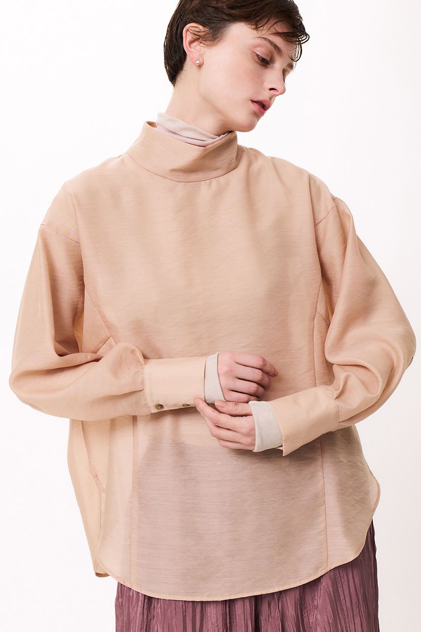 美品✨カレンソロジー リネン シアーポンチョブラウス 麻 オーバーサイズ 近年 Curensology(カレンソロジー)｜リネンブレンドシアーブラウス