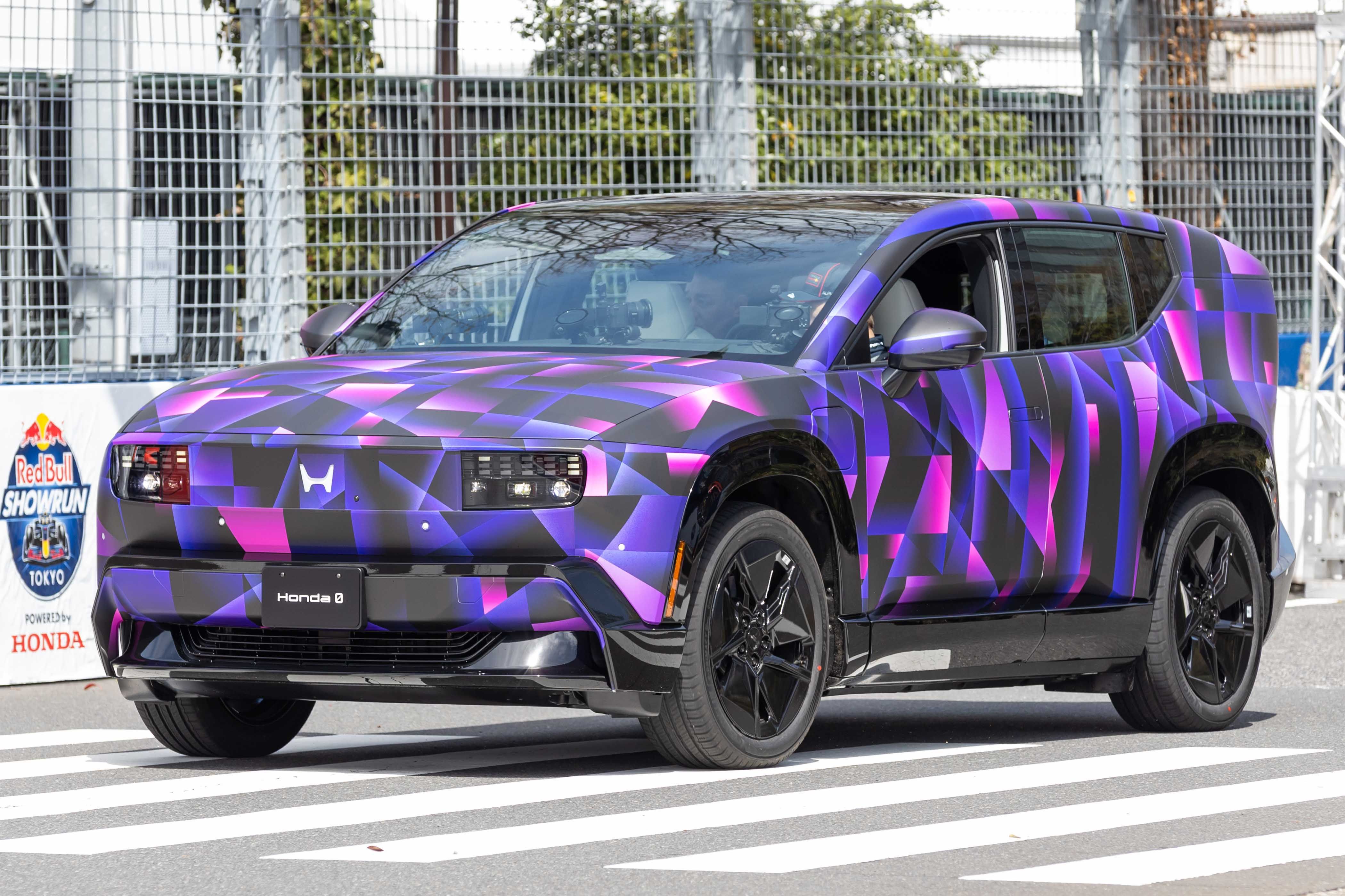 Honda 0 SUV Prototype Seen in Tokyo, with Max Verstappen Driving