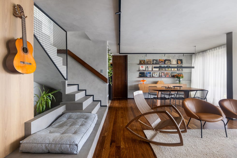 estilo industrial y esencia ochentera en este duplex inspirado en los clasicos lofts neoyorquinos