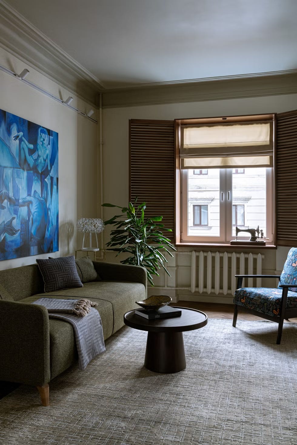 una vivienda pequeña con estética retro