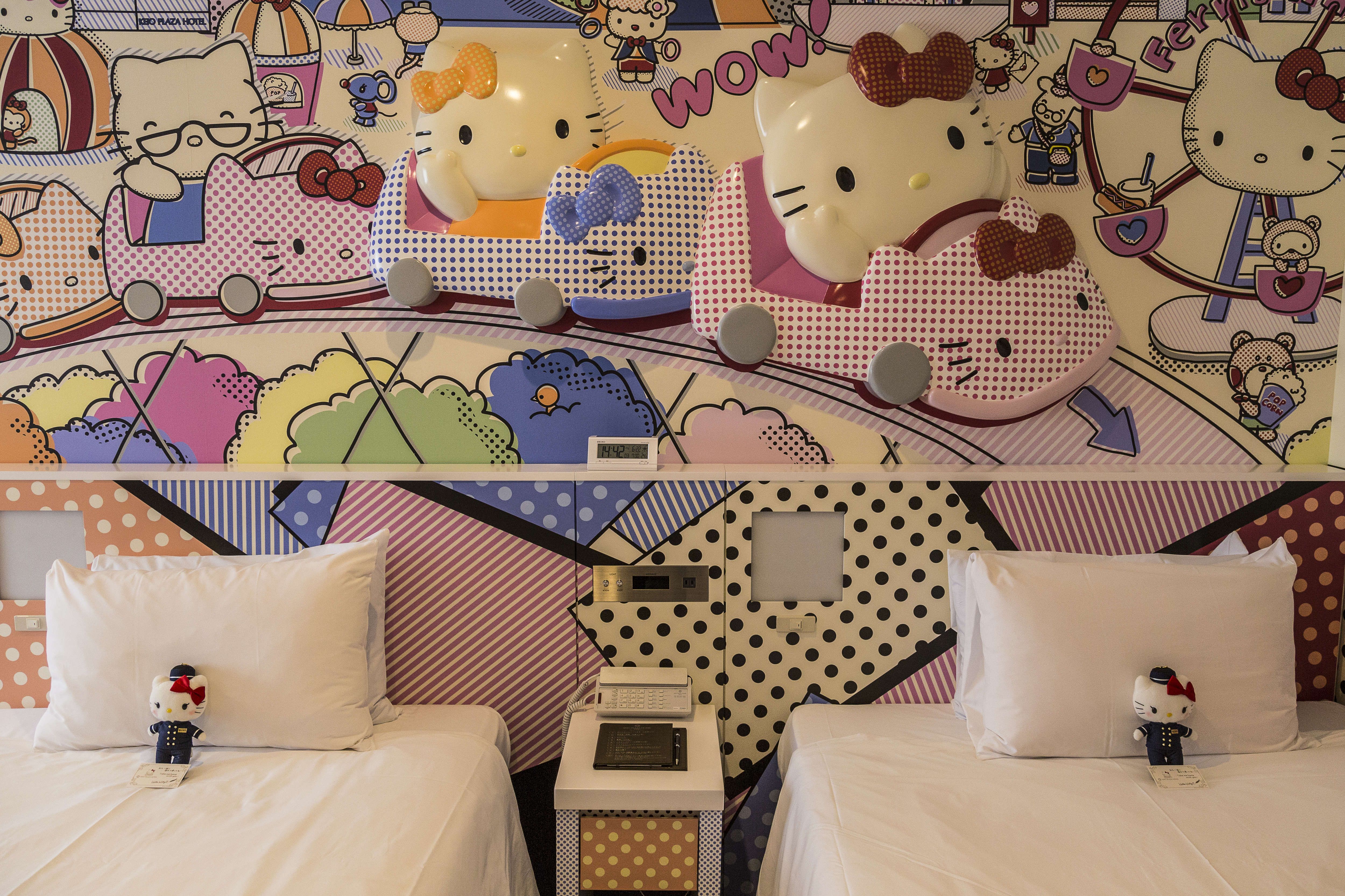 Este hotel tiene habitaciones dedicadas a Hello Kitty- Hello Kitty