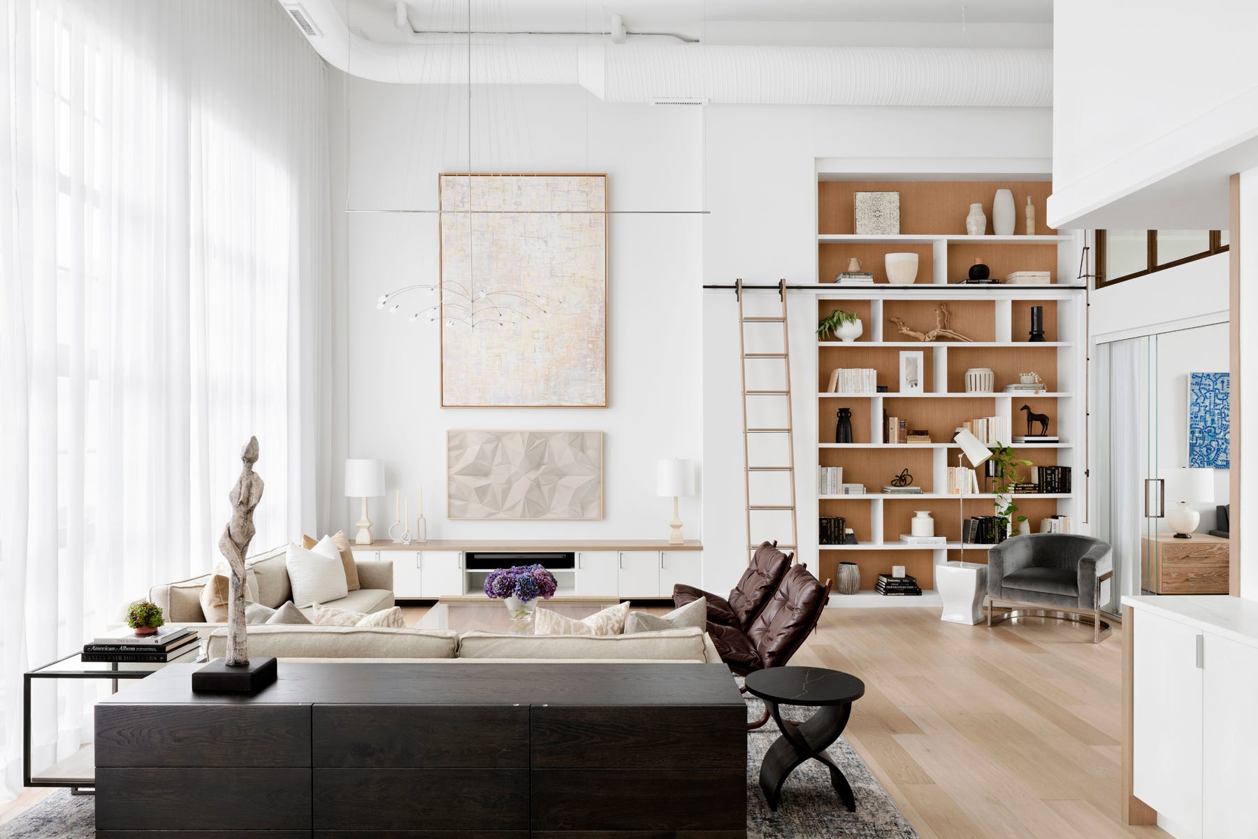 In Baltimore, a Formerly Industrial Loft Is Now a Serene, Light-Filled Home