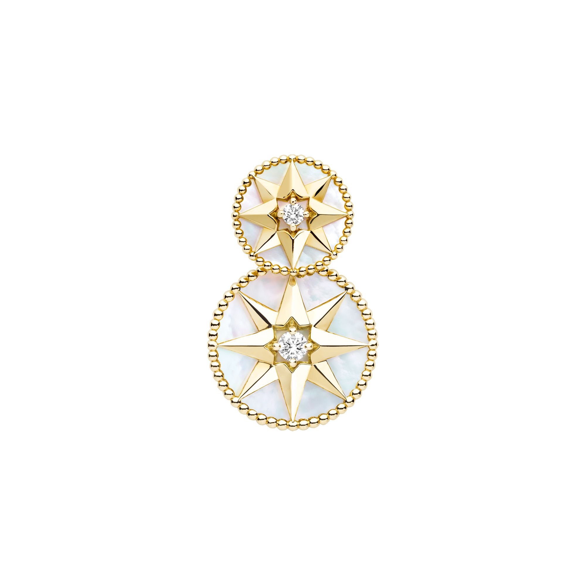 DIOR | Rose des Vents シングルピアス イエローゴールド
