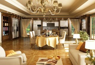 Room, Interior design, Property, Building, Living room, Ceiling, Furniture, Dining room, Real estate, Suite, 