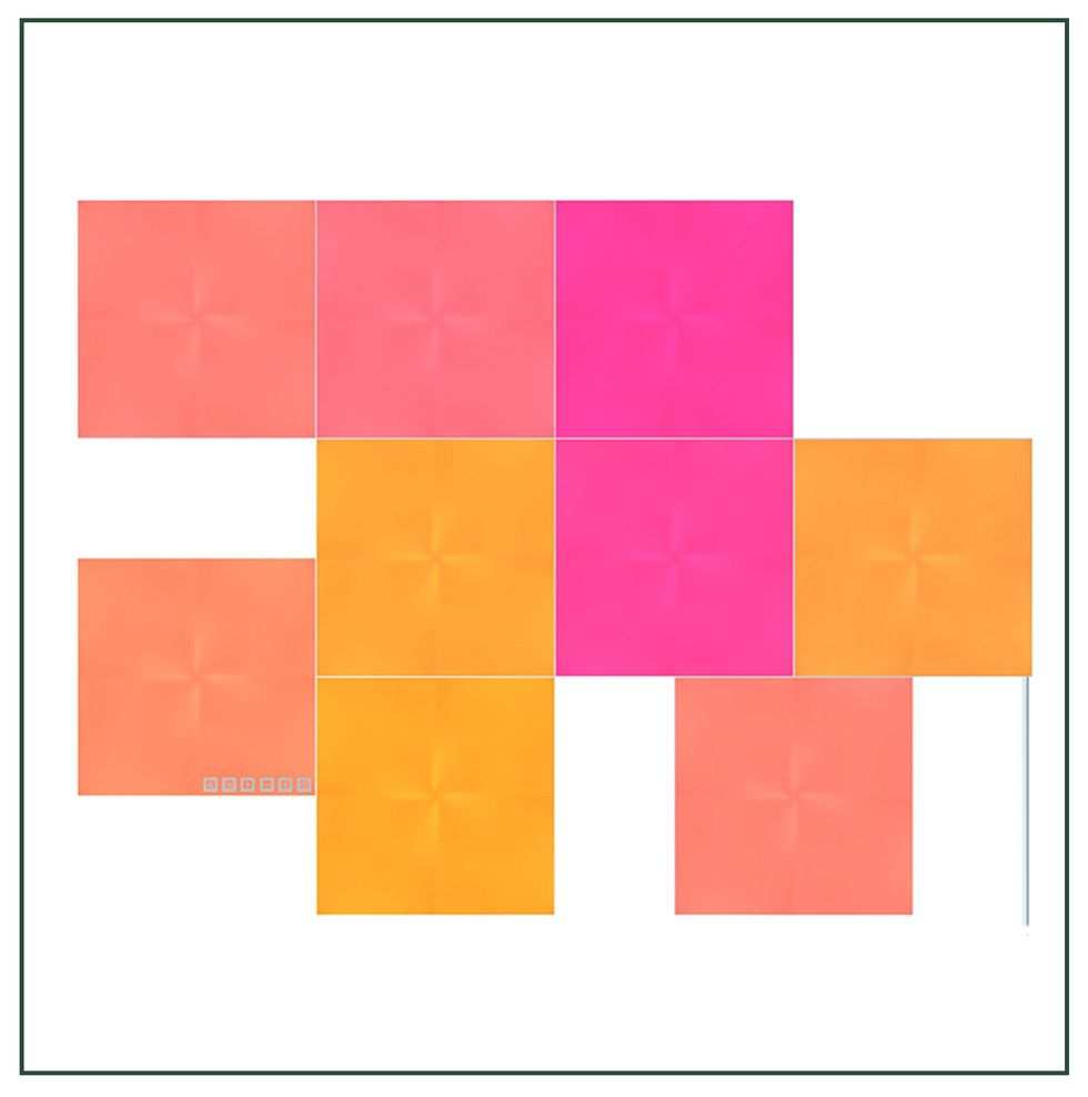 Line, Rectangle, Square, Pattern, Colorfulness, Tints and shades, Magenta, 