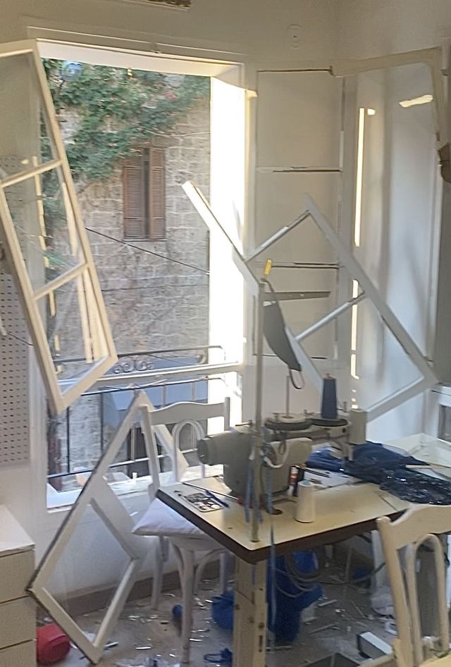 larishka studio in beirut after the blast