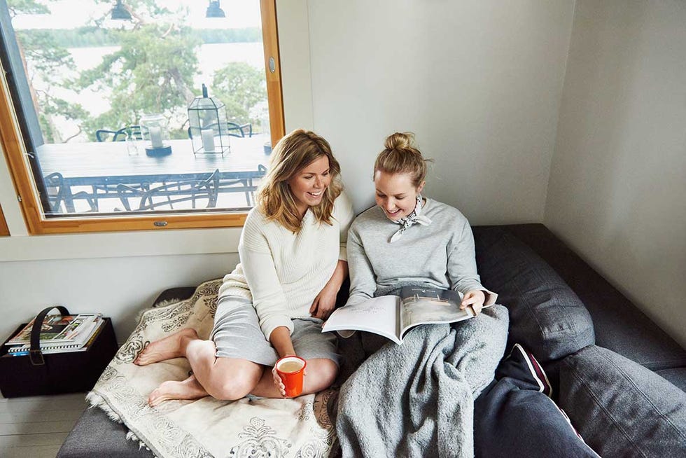 Photograph, People, Room, Comfort, Couch, Furniture, Sitting, Child, Leisure, Home, 