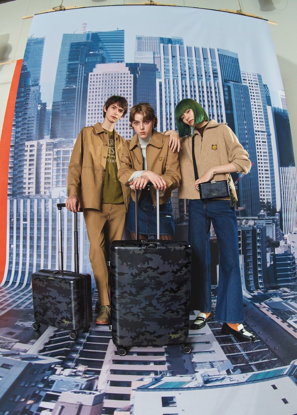 Maison Kitsuné X Samsonite驚喜聯名！推出限量小狐狸行李箱、包