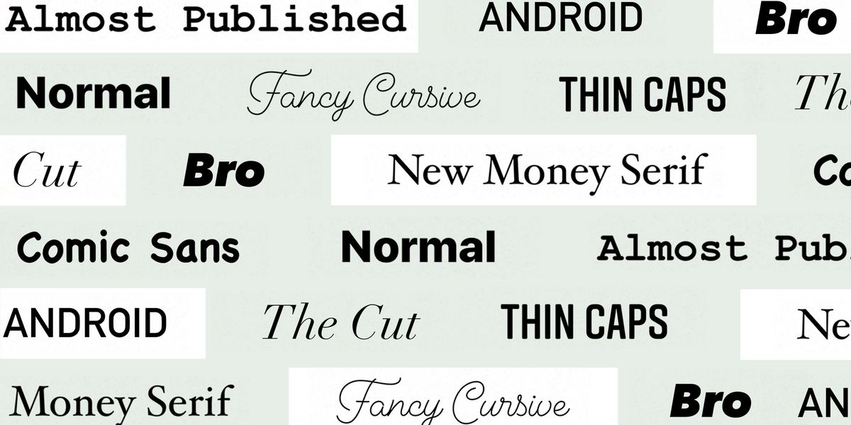 New Fonts: \