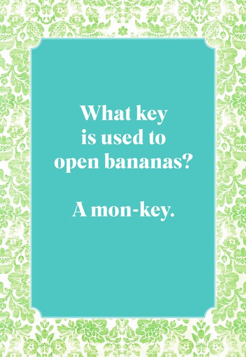 best jokes for kids key to open banana