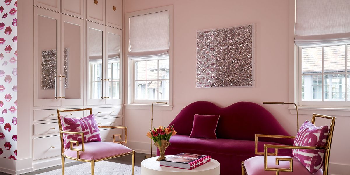 20 Pretty Pink Living Rooms