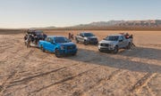 trim levels include xl, xlt, lariat, king ranch, platinum and limited, in addition to raptor law enforcement can choose the f 150 police responder – the industry’s first and only pursuit rated pickup, giving agencies a more versatile and capable patrol vehicle