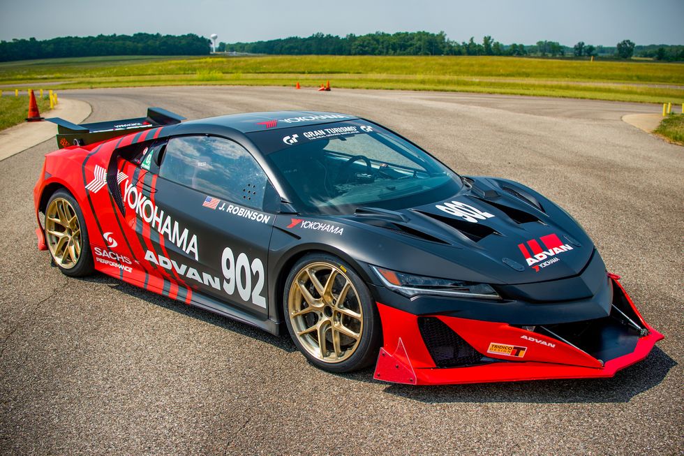 2022 acura nsx type s pikes peak race car front