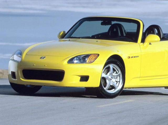 Land vehicle, Vehicle, Car, Sports car, Yellow, Motor vehicle, Coupé, Honda s2000, Hood, Honda, 