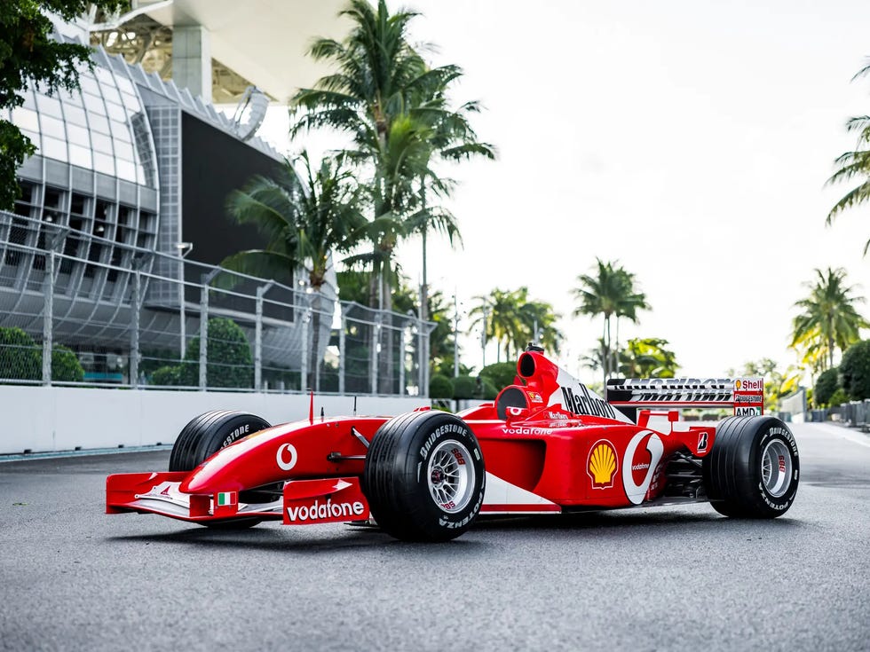 2002 ferrari f2001b formula 1 car