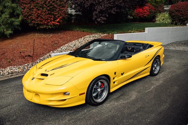 2002 Pontiac Firebird Trans Am Convertible on BaT Is Peak F-Body