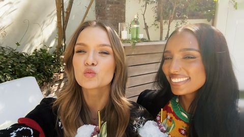 josephine skriver and jasmine tookes for tanqueray