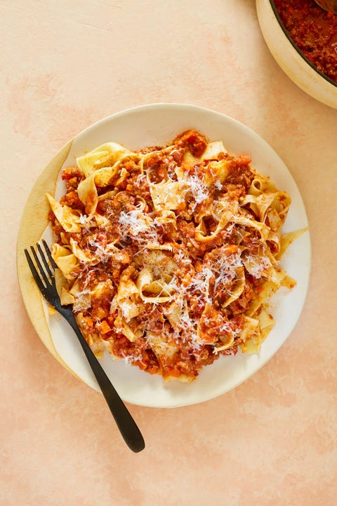 Pappardelle Bolognese - Delish.com pappardelle bolognese
