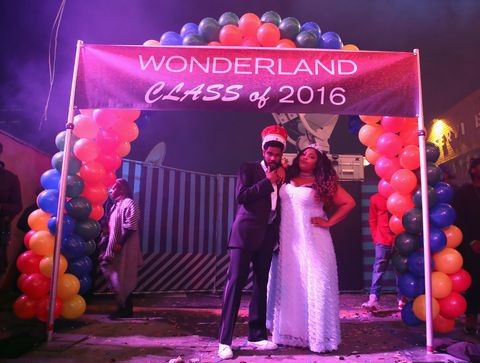 los angeles, ca   november 17  hosts myke wright and lizzo attend mtvs wonderland live show on november 17, 2016 in los angeles, california  photo by randy shropshiregetty images for mtv