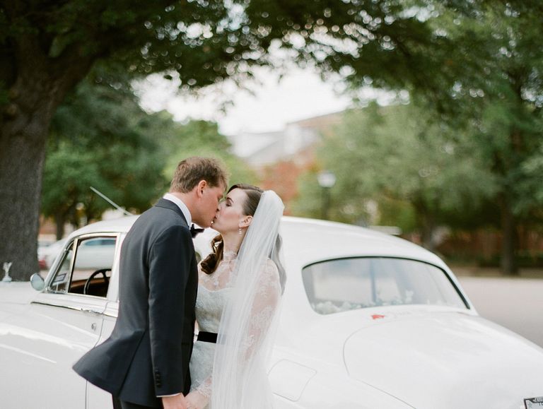 Photograph, Bride, Gown, Classic, Dress, Luxury vehicle, Vehicle, Wedding dress, Car, Bridal clothing, 