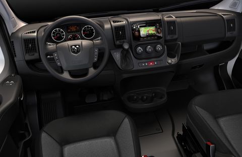 2017 ram promaster interior dashboard