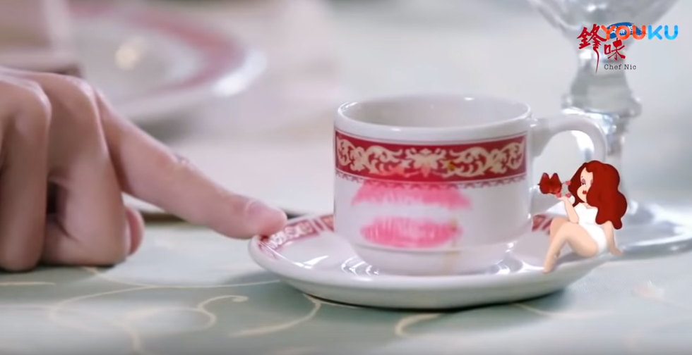 Porcelain, Cup, Cup, Saucer, Teacup, Coffee cup, Tableware, Drinkware, Pink, Ceramic, 