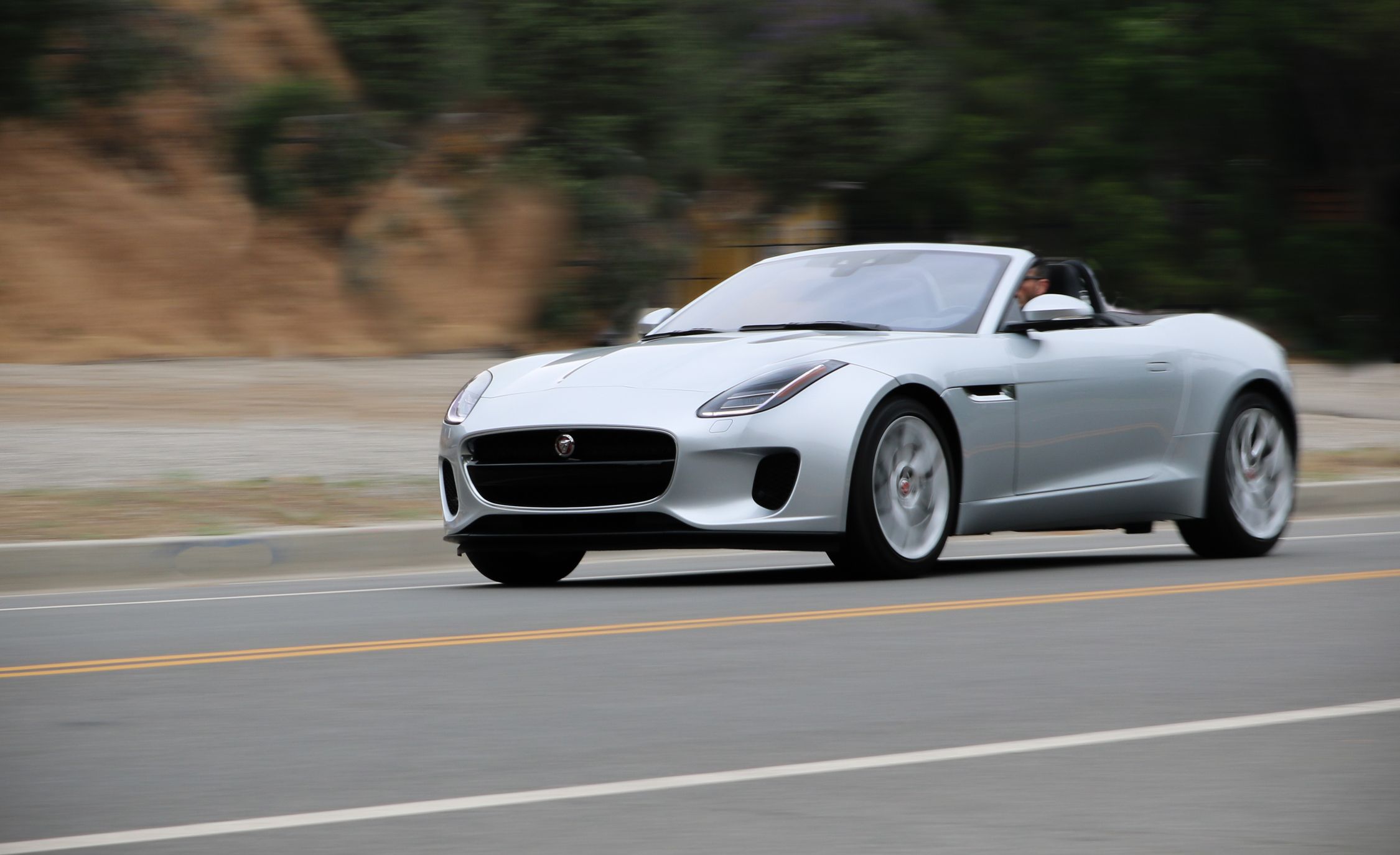 jaguar f type silver